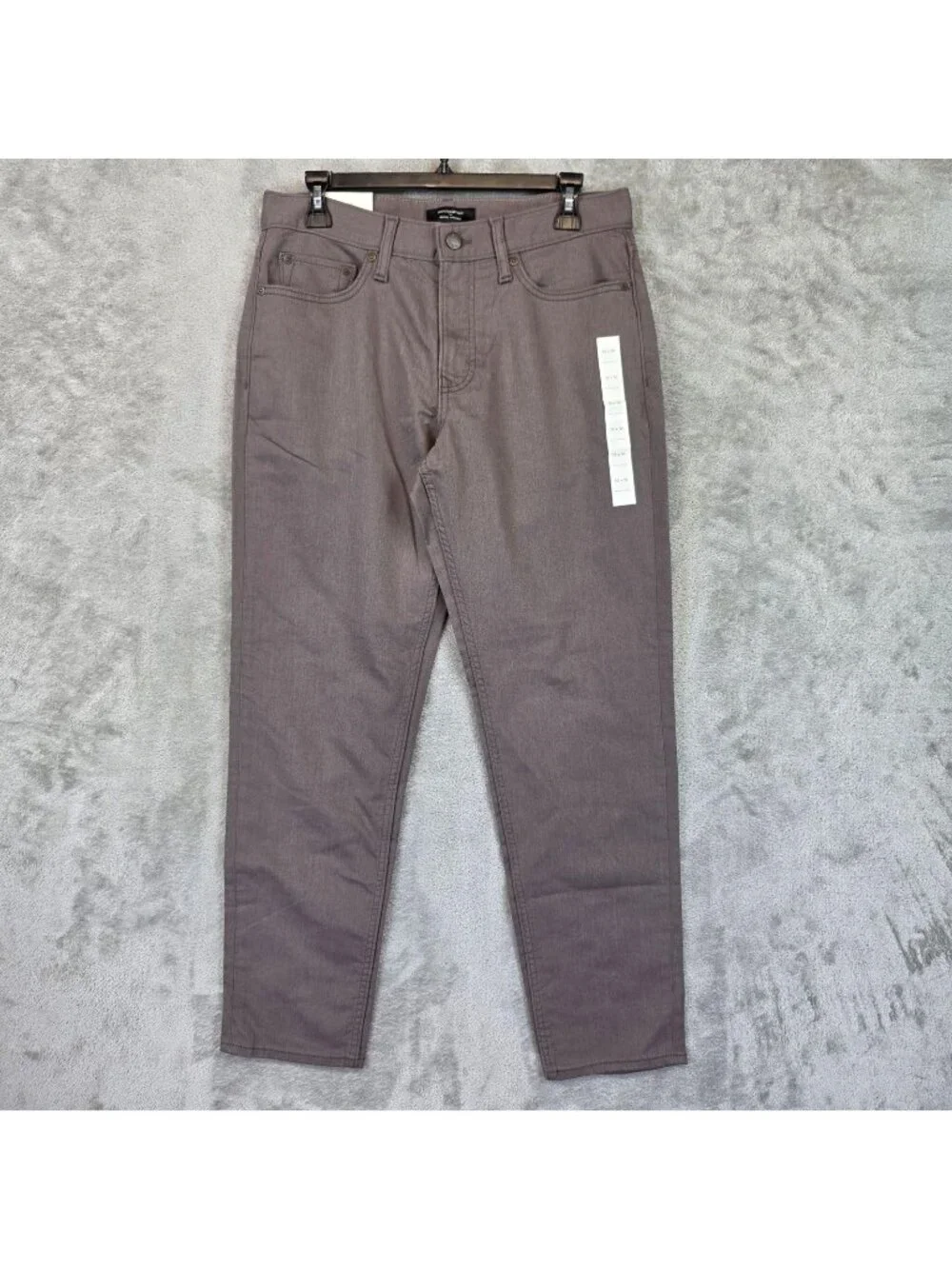 Banana Republic Travel Athletic Jeans Mens 30x30 Brown Stretch Taper Denim